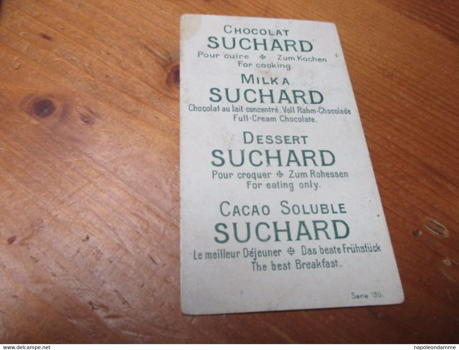 Chromo, Chocolat Suchard - Suchard