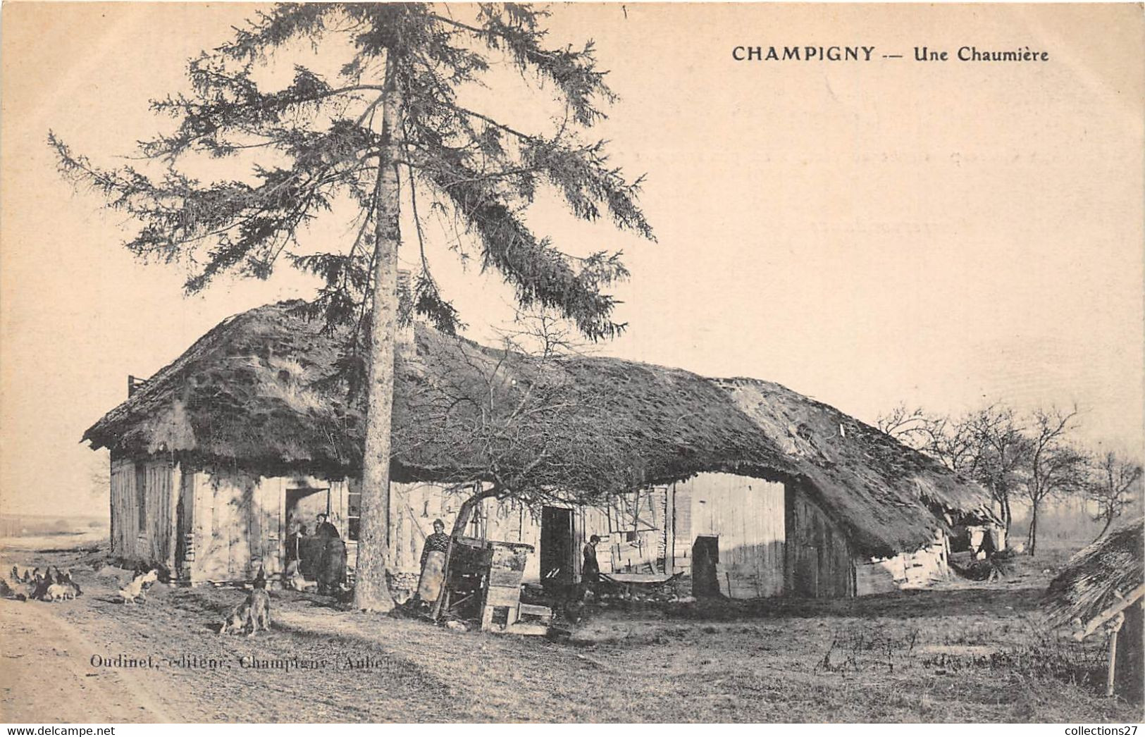 51-CHAMPIGNY- UNE CHAUMIERE - Champigny