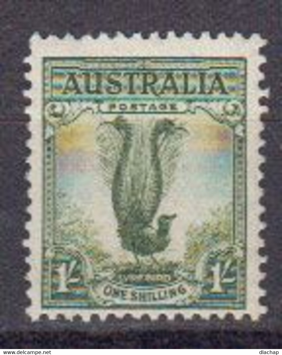 Australie 1937 Yvert 118 B ** Neuf Sans Charniere. Oiseau Lyre. - Nuovi