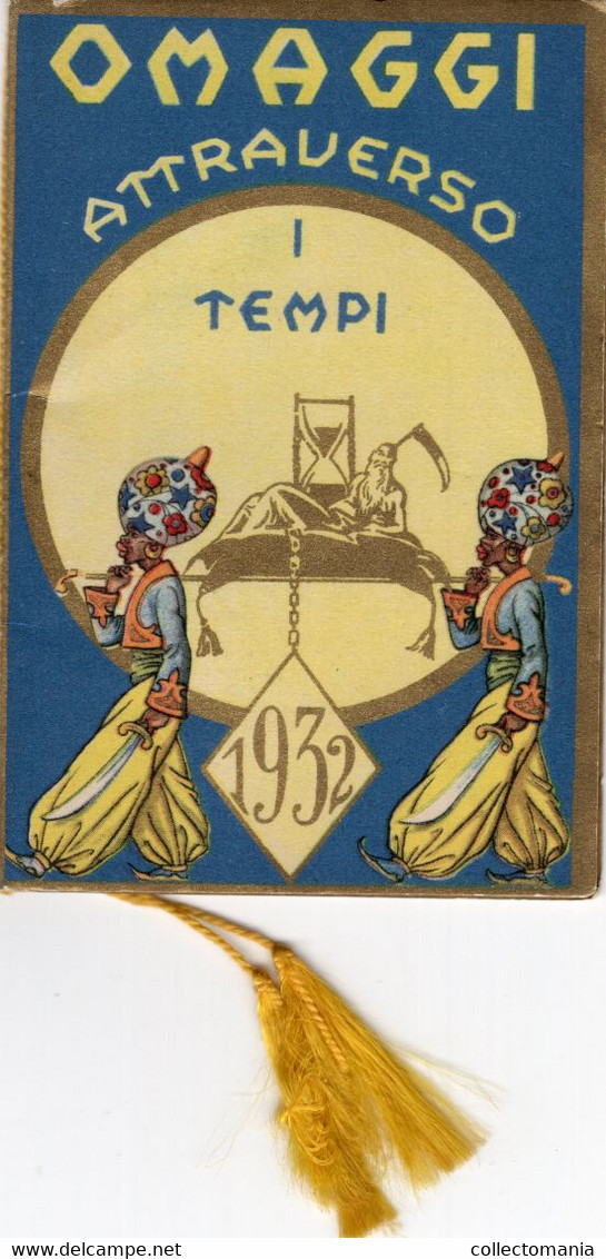 1 Carnet Booklet  A Travers Du Temps  Calendrier 1932 Parfumerie Giocondal - Antiquariat (bis 1960)