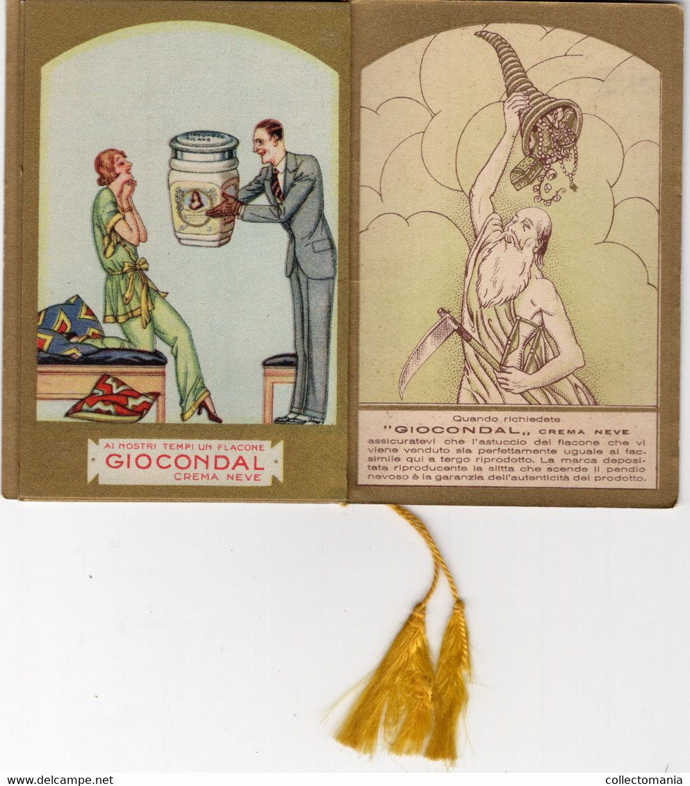 1 Carnet Booklet  A Travers du Temps  Calendrier 1932 Parfumerie Giocondal