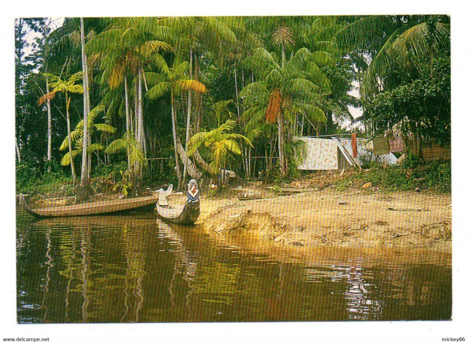Guyane --- MORONI --1990 --Village  Boni............................à Saisir - Altri & Non Classificati