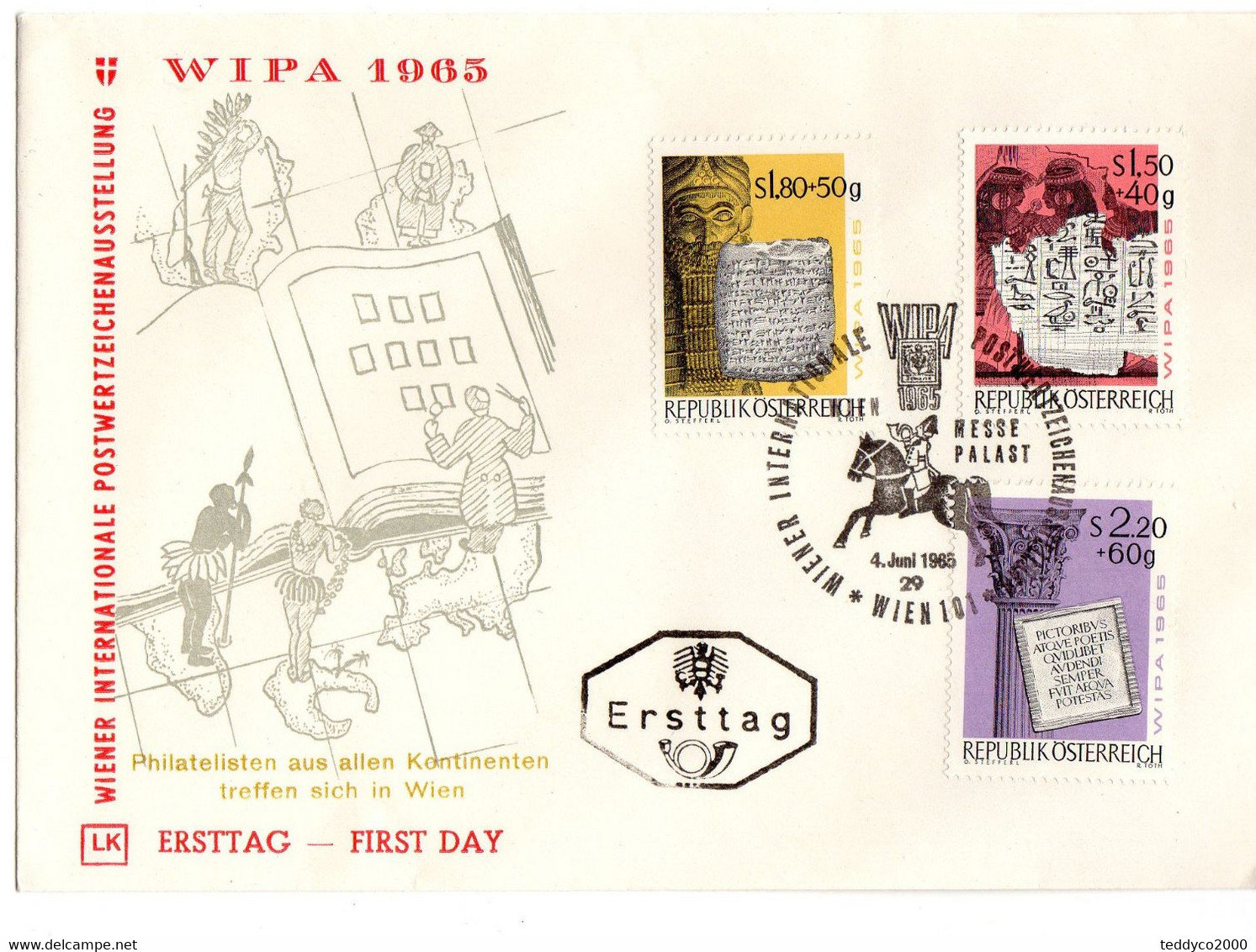 OSTERREICH WIPA 1965 Fdc - Covers & Documents