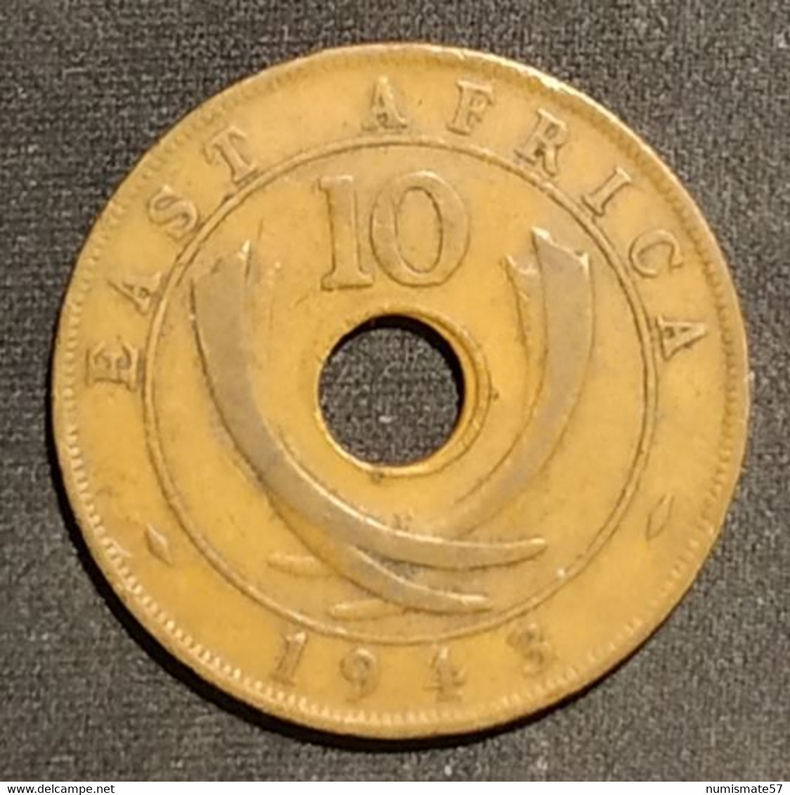 AFRIQUE DE L'EST - EAST AFRICA - 10 CENTS 1943 - George VI - KM 26 - Colonie Britannique