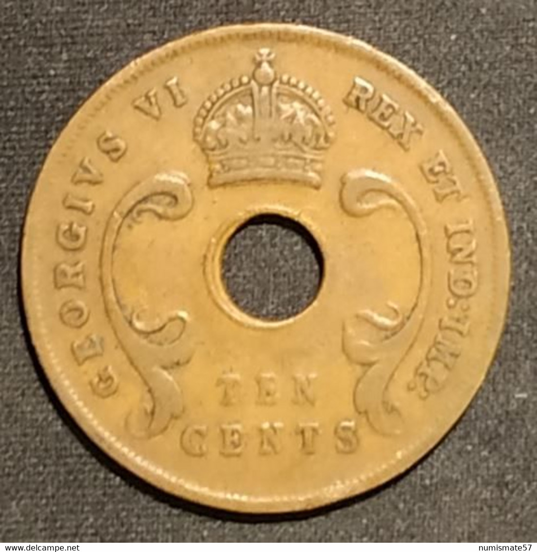 AFRIQUE DE L'EST - EAST AFRICA - 10 CENTS 1943 - George VI - KM 26 - Colonie Britannique