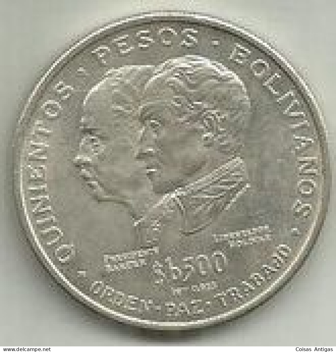 500 Pesos 1975 ND Bolivia Silver - Bolivia