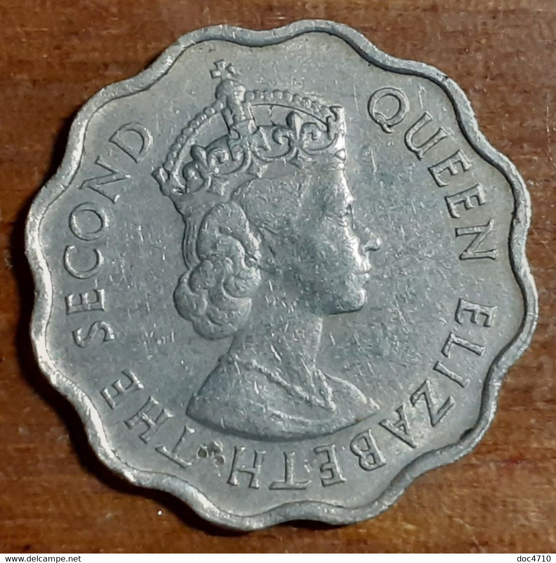 Mauritius 10 Cents 1971, KM#33, VF - Mauritius