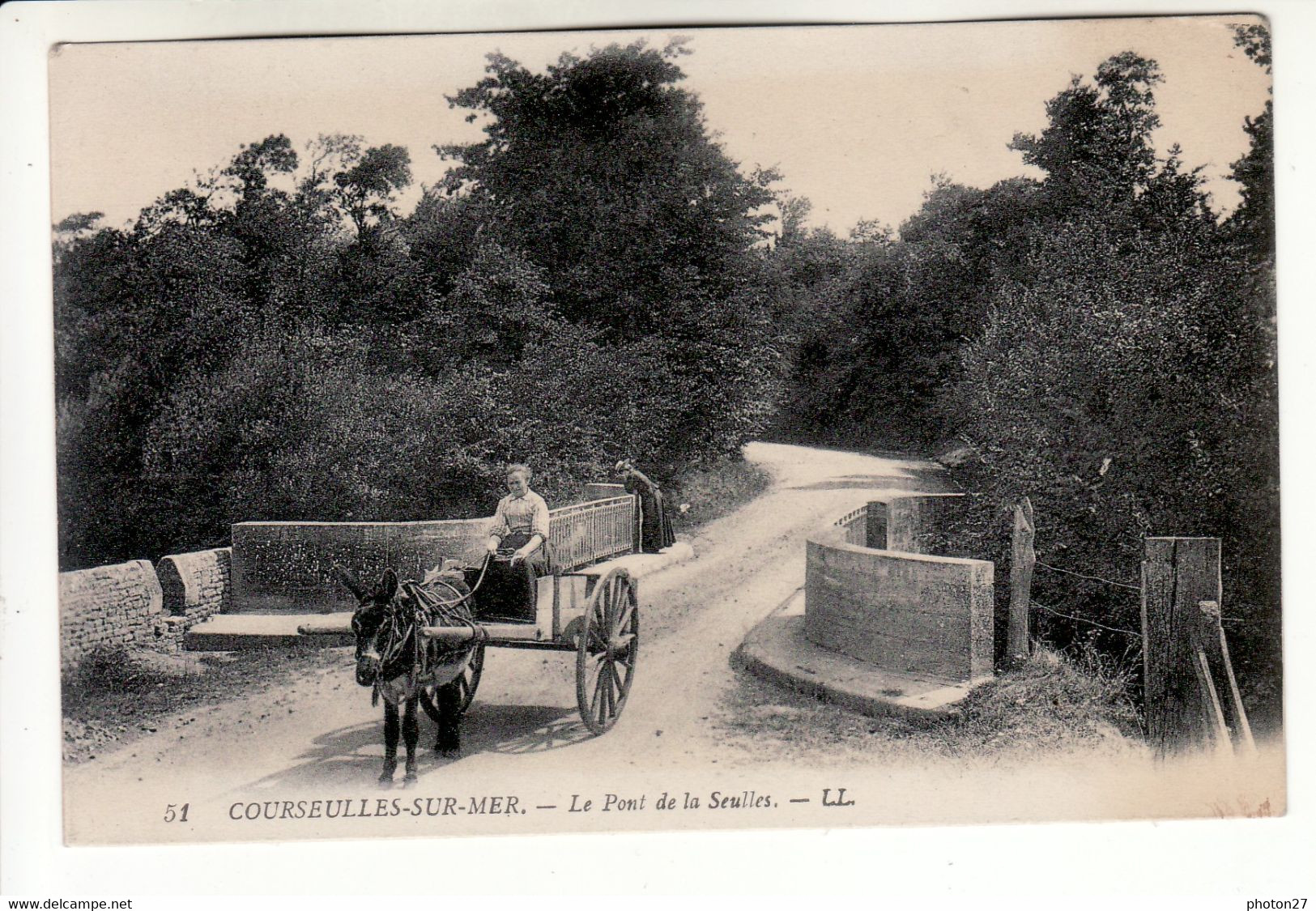 Courseulles Sur Mer - Le Pont De La Seulles (carriole) - Courseulles-sur-Mer