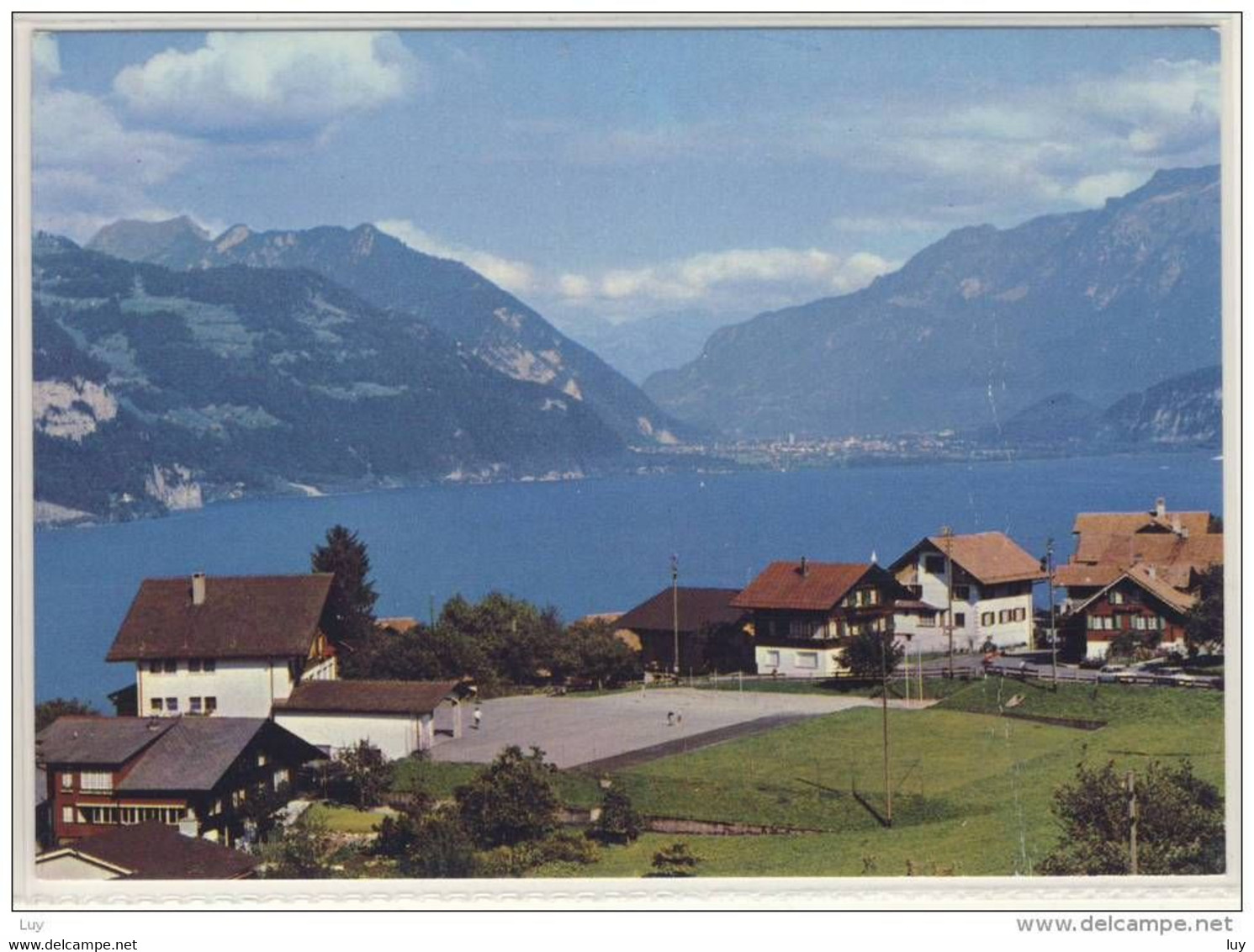 KRATTIGEN - Thunersee, Blick Gegen Interlaken,  - Panorama - Krattigen