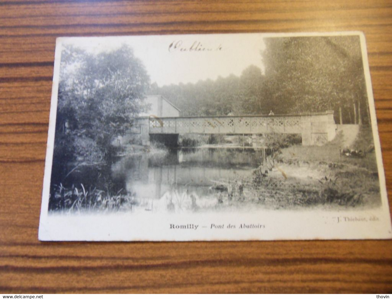 ROMILLY PONT DES ABATTOIRS 1904 - Romilly-sur-Seine