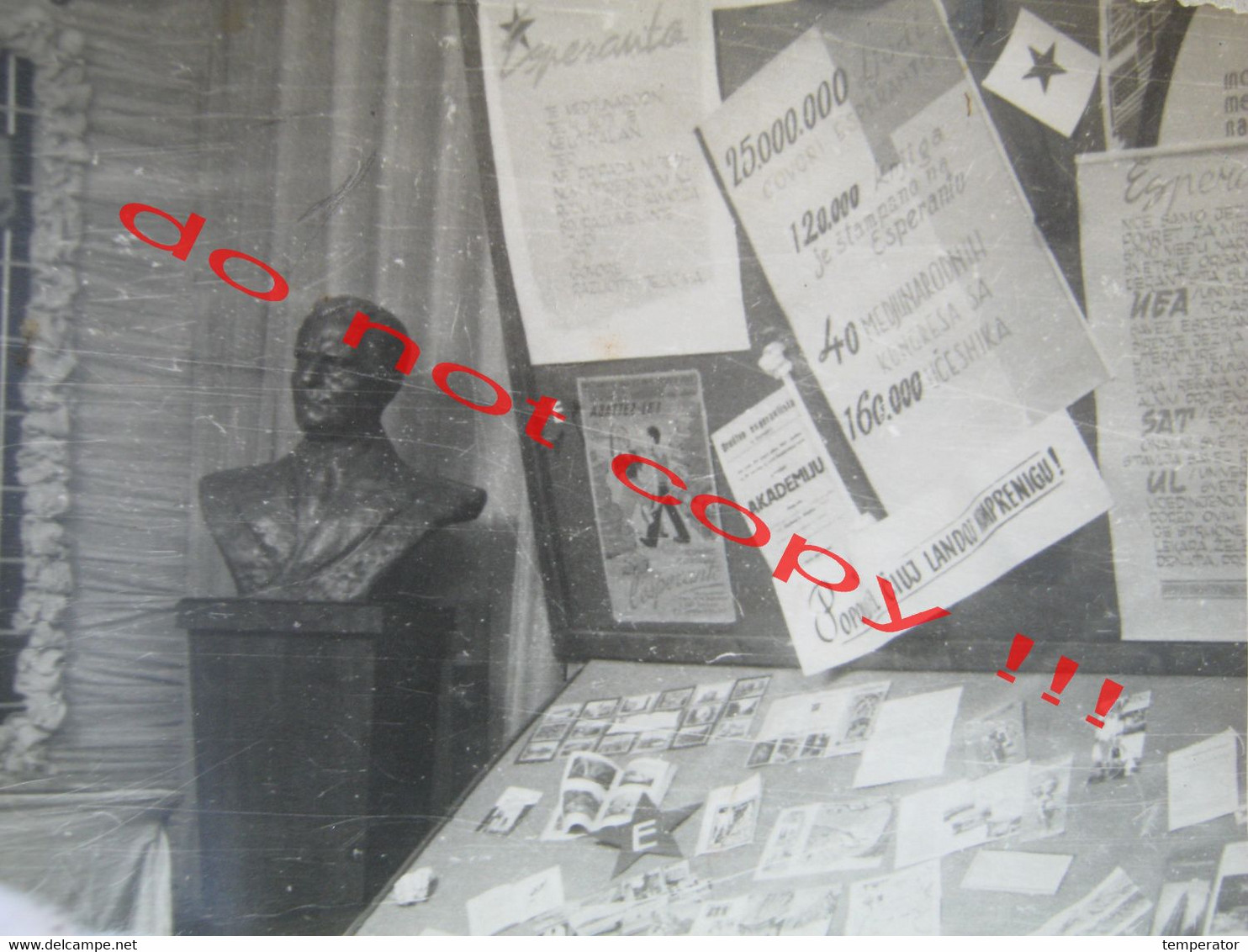 SFRJ Yugoslavia, Serbia / Zrenjanin - The Interior Of The ESPERANTO Club ( Real Photo RARE ) - Esperanto