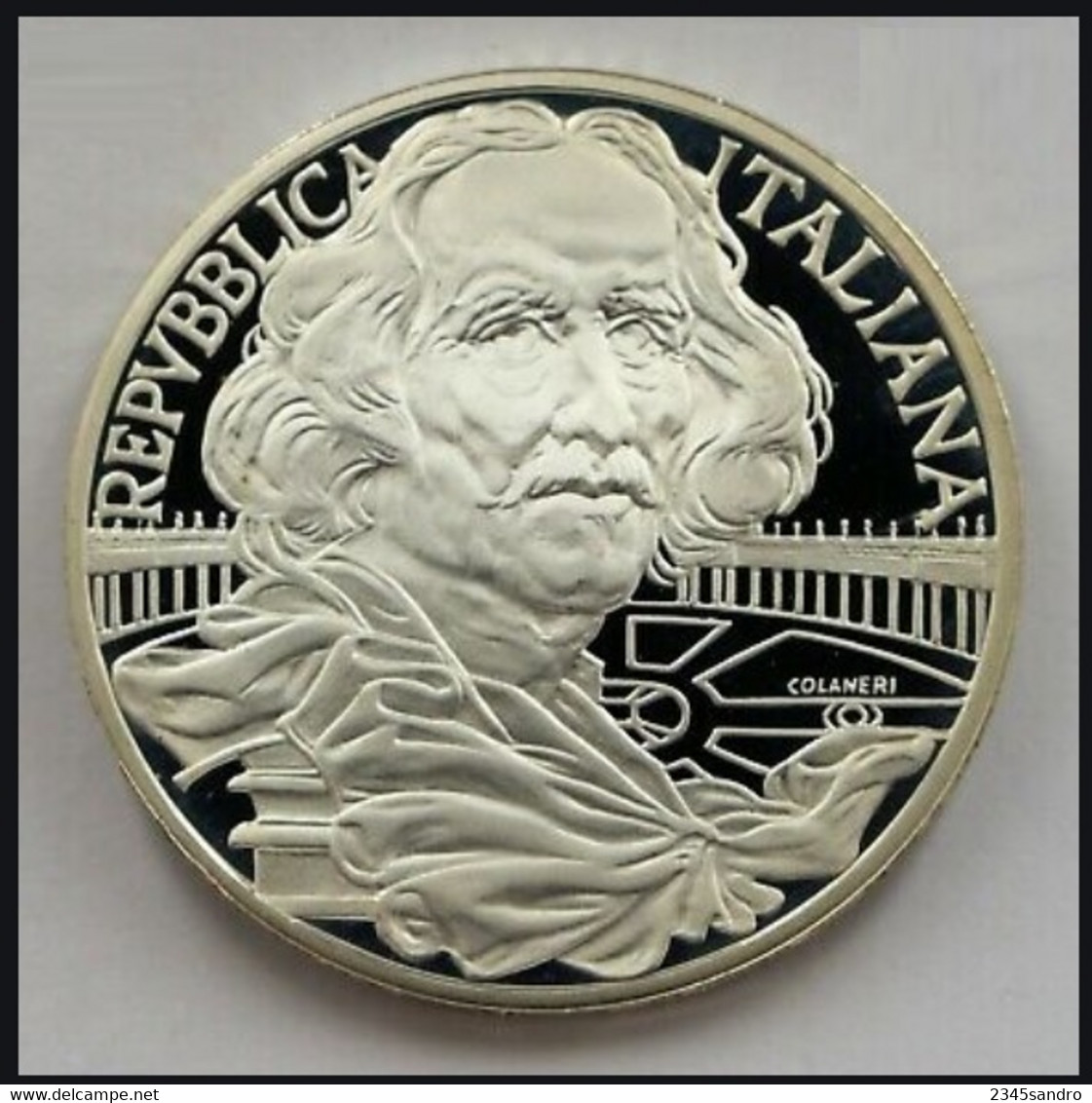 1000 LIRE 1998 "BERNINI" COMMEMORATIVA ARGENTO FDC, Uncirculated, Stempelglanz, Fleur De Coin REPUBBLICA ITALIANA - 1 000 Lire