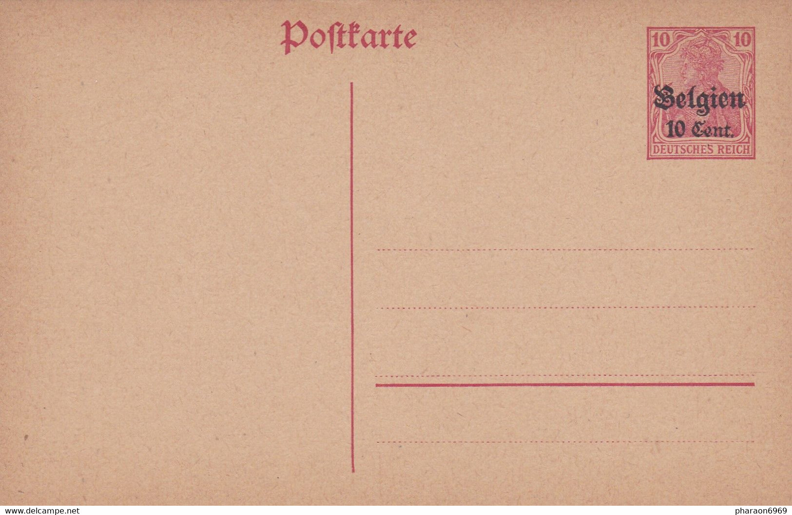 Carte Entier Postal Occupation - Ocupación Alemana
