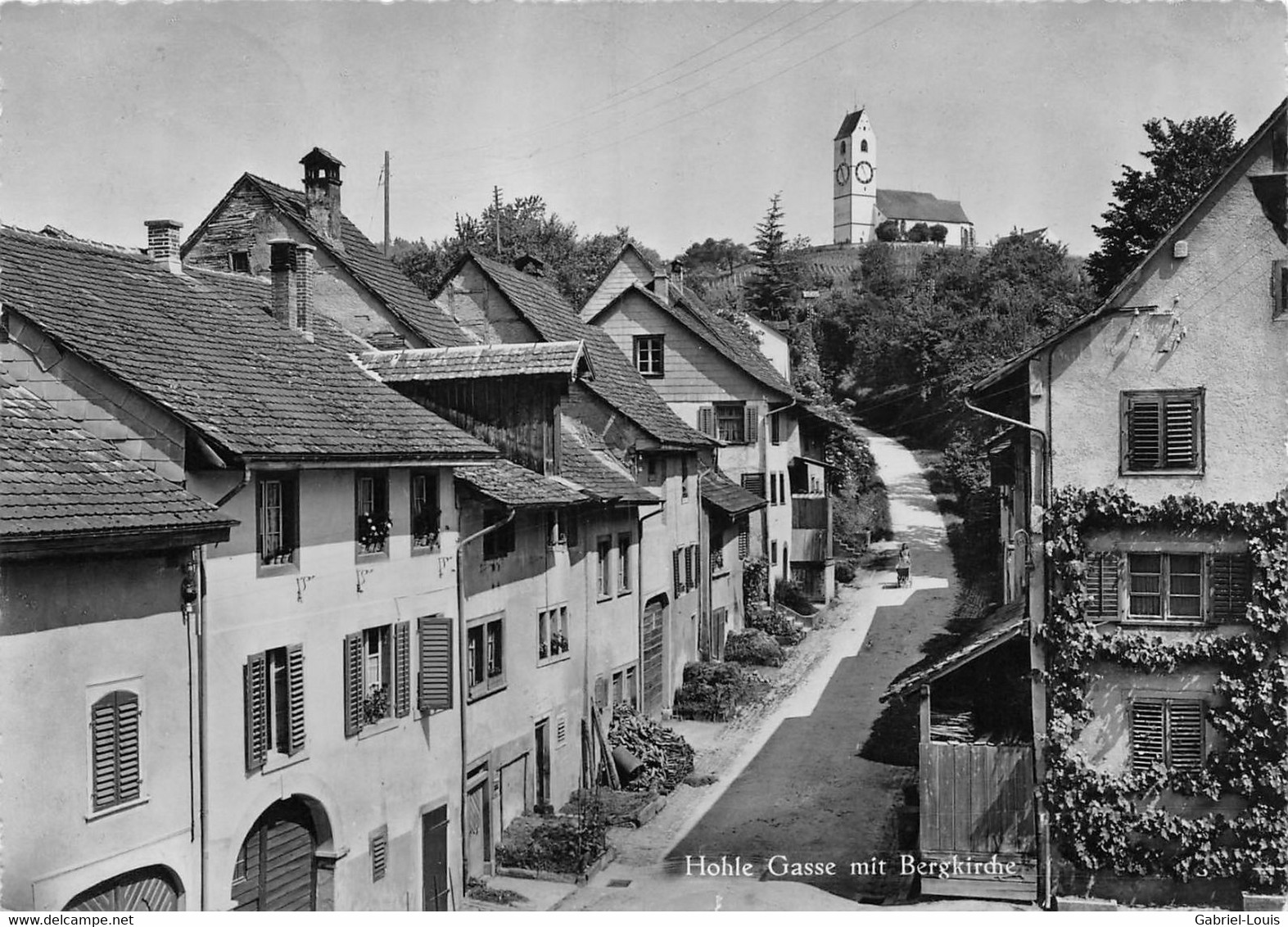 Hohe Gasse Mit Bergkische - Hallau    ( 10 X 15 Cm) - Hallau