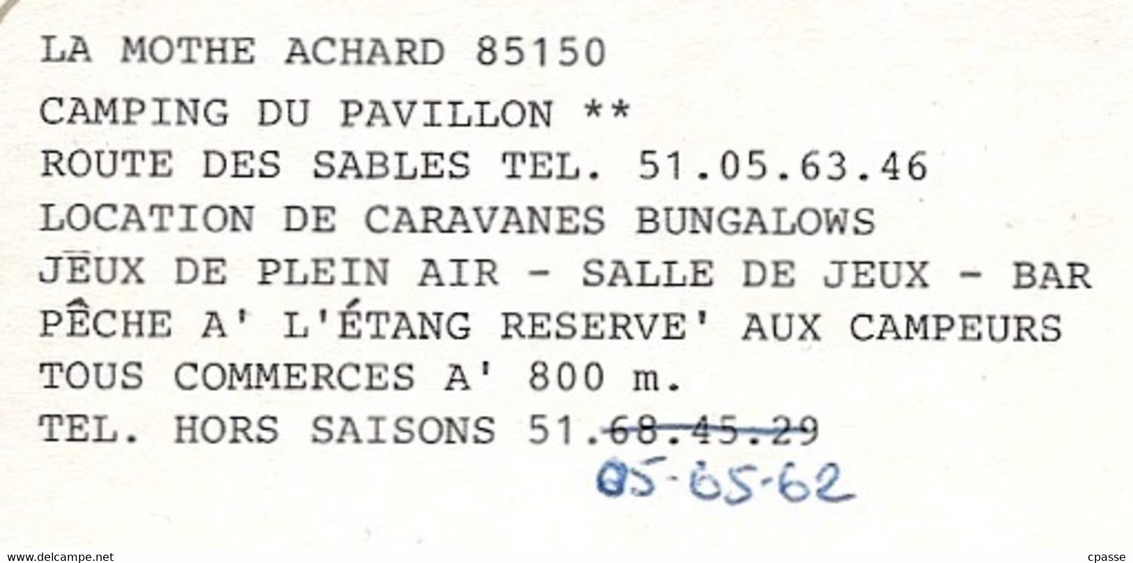 CPM Multivues 85 LA MOTHE ACHARD Vendée - Camping Du Pavillon - La Mothe Achard