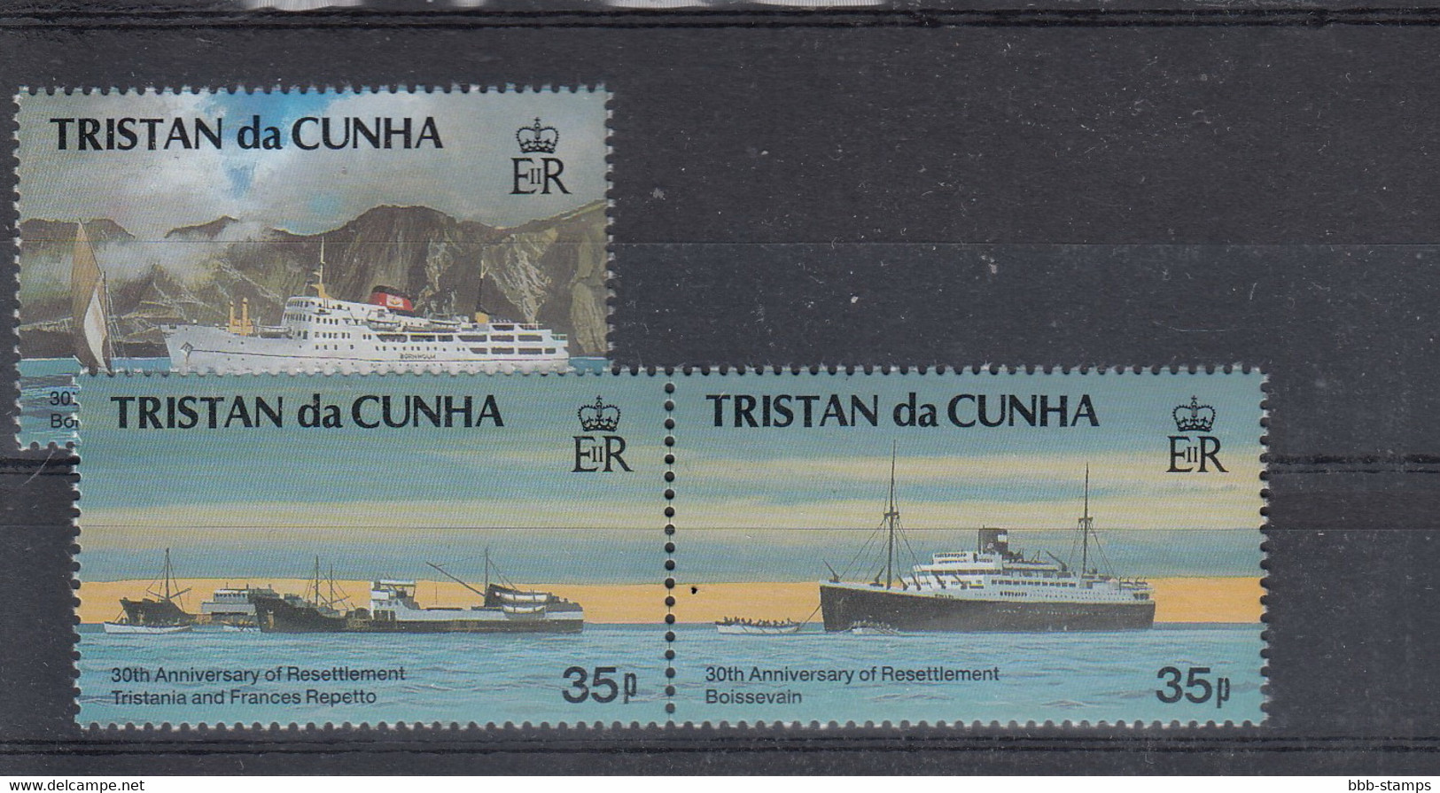 Tristan Da Cunha Michel Cat.no. Mnh/** 541/543 - Tristan Da Cunha