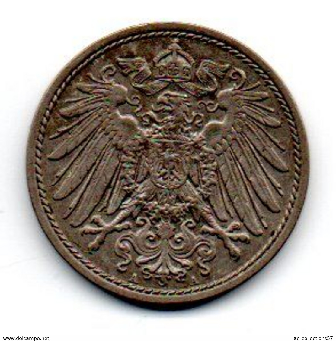 Allemagne -  10 Pfennig  1896 F TB - 10 Pfennig