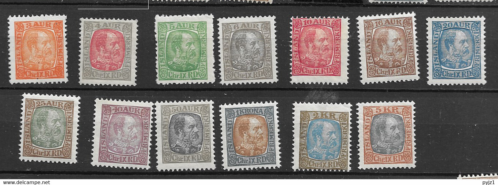 1902 MH Iceland Mi 35-47 - Ongebruikt