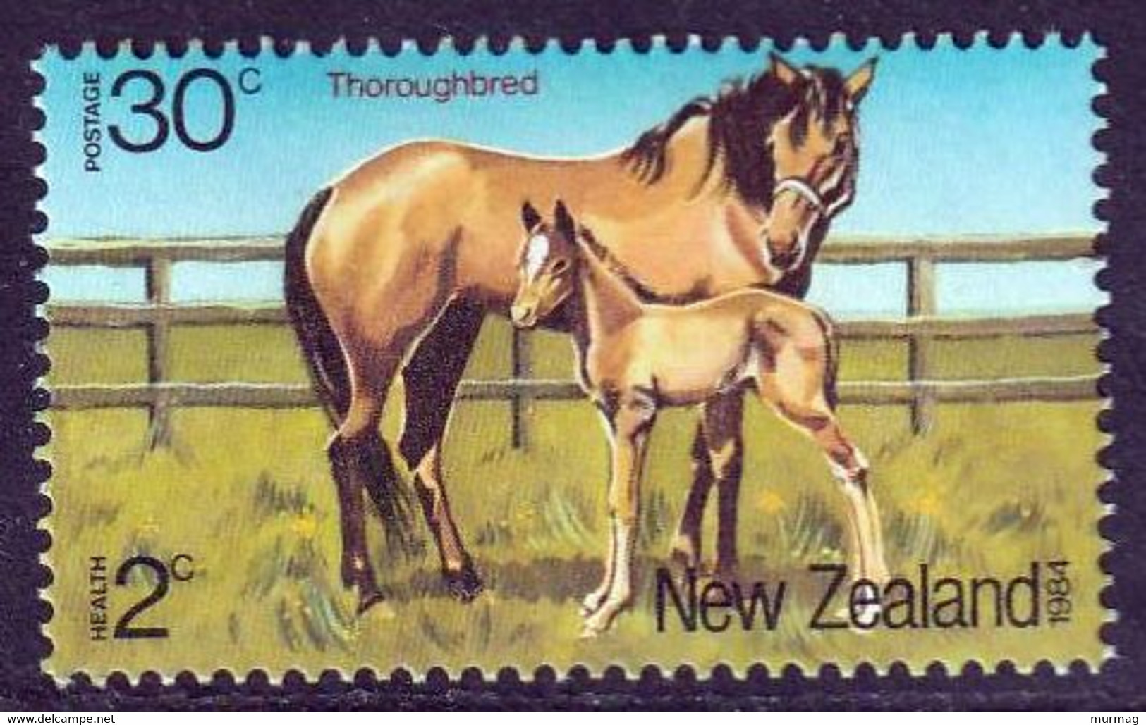 NOUVELLE ZELANDE - Faune, Chevaux, Au Profit Oeuvres Pour La Santé De L'enfance - Y&T BF 50 + Tb N° 876-878 - MNH - 1984 - Otros & Sin Clasificación