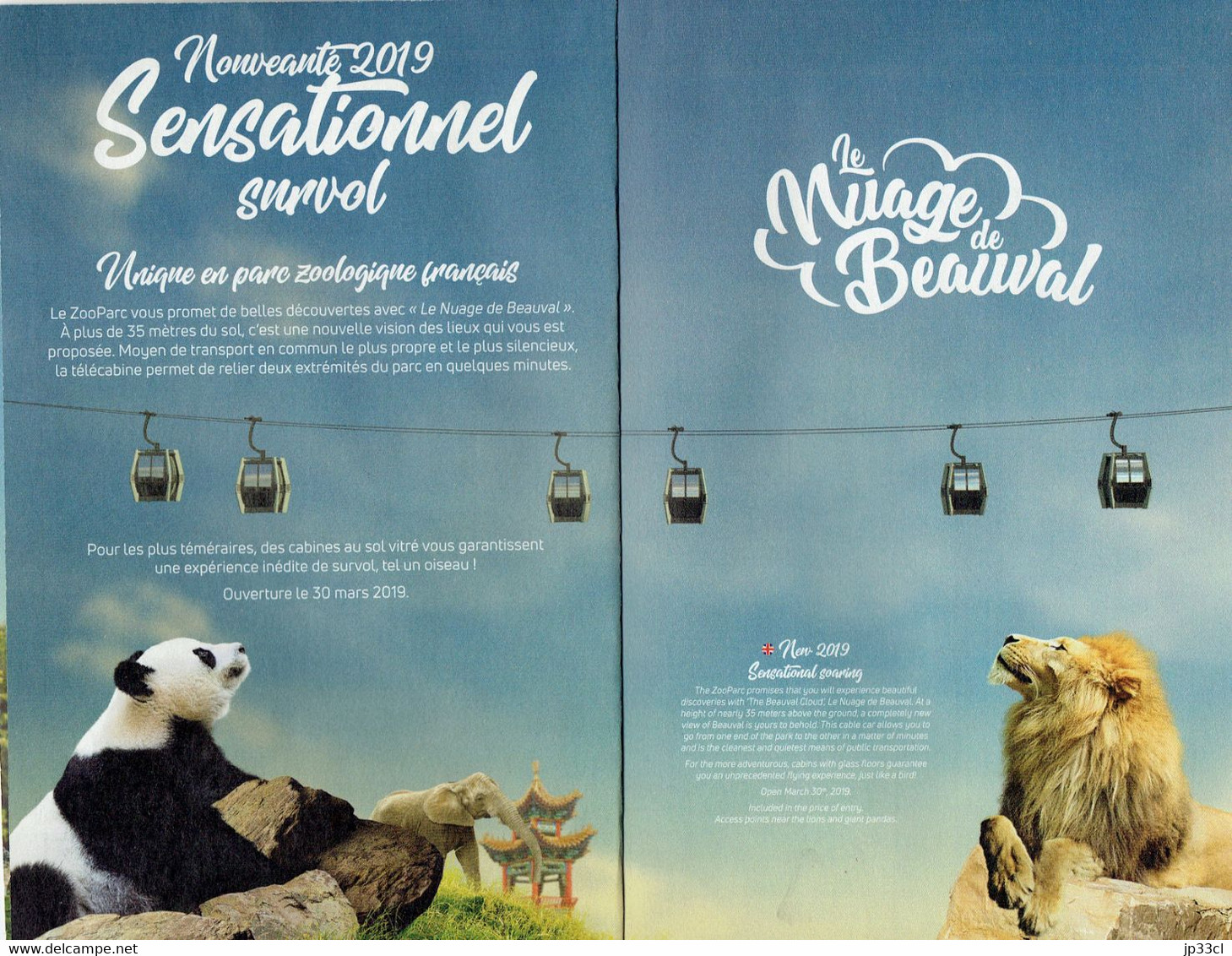 Panda Sur Livret De 20 Pages Présentant Le Zoo De Beauval (2019) - Toeristische Brochures