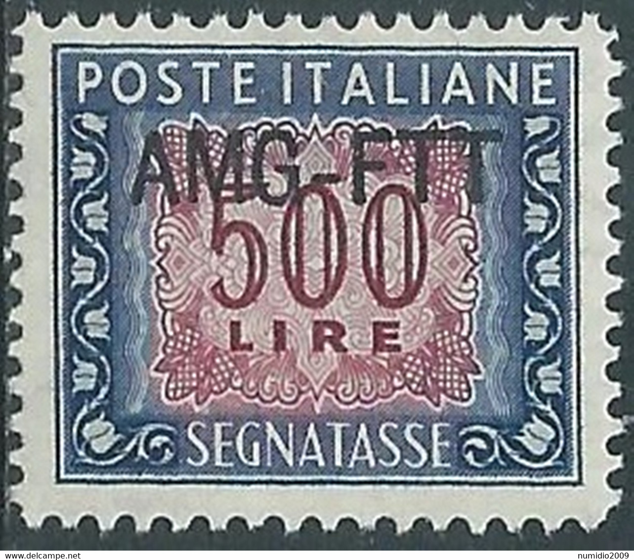 1949-54 TRIESTE A SEGNATASSE 500 LIRE MNH ** - RE11-7 - Postage Due