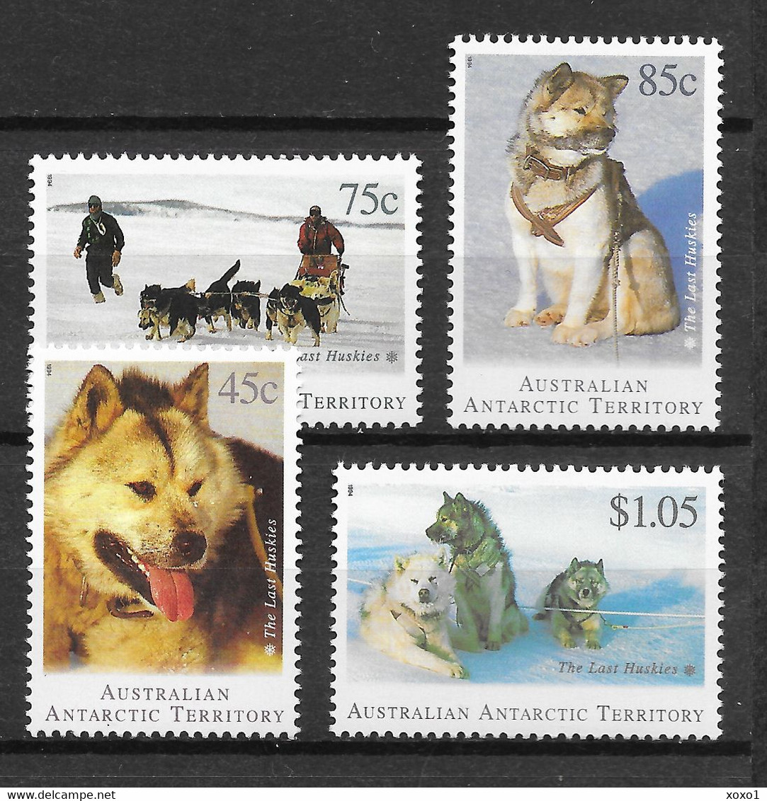 Australian Antarctic Territory AAT 1994 MiNr. 98 - 101 Sled Dogs Huskies 4v  MNH** 6,00 € - Sonstige & Ohne Zuordnung