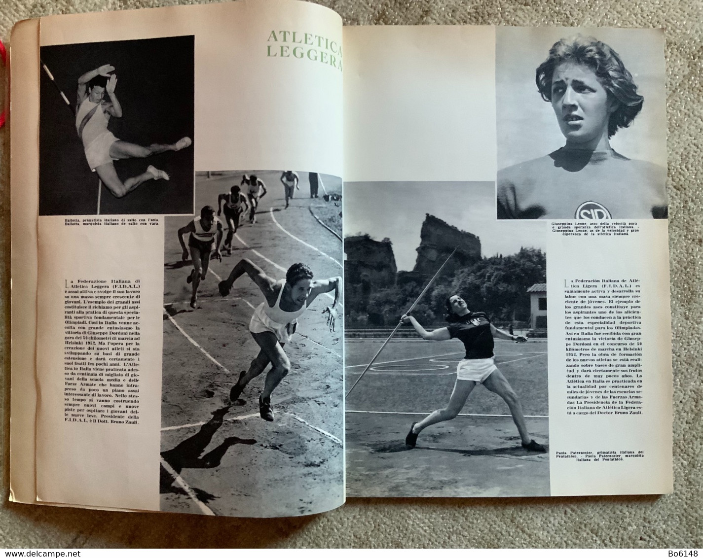 LO SPORT IN ITALIA Libro A Cura Comitato Olimpico Nazionale Italiano 1954 - Sport