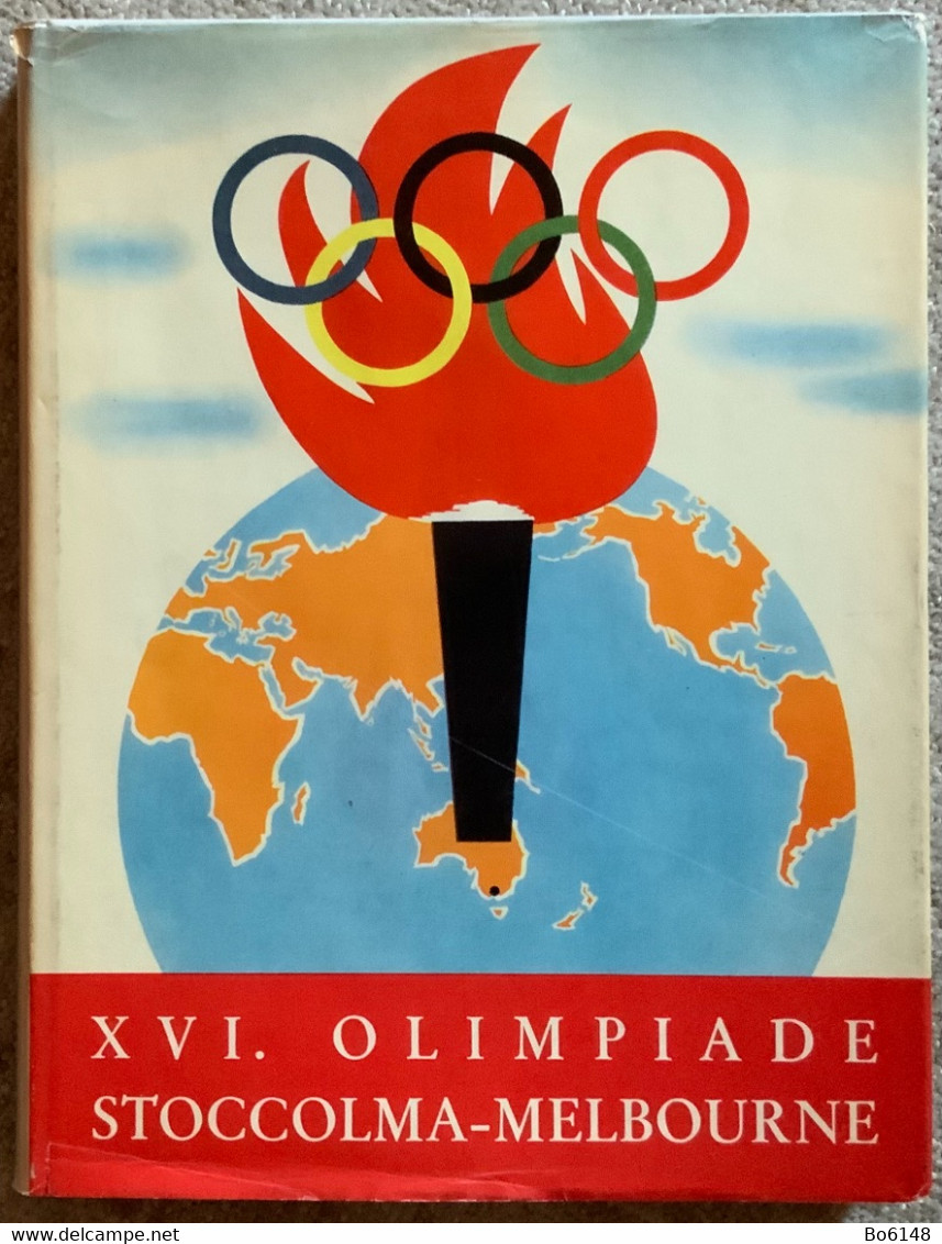 XVI OLIMPIADE STOCCOLMA - MELBOURNE Anno 1956 , Copertina Rigida - Sport