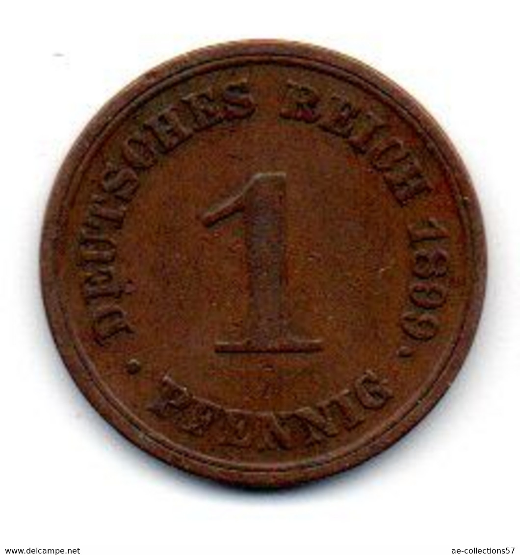 Allemagne - 1 Pfennig 1899 E TTB - 1 Pfennig