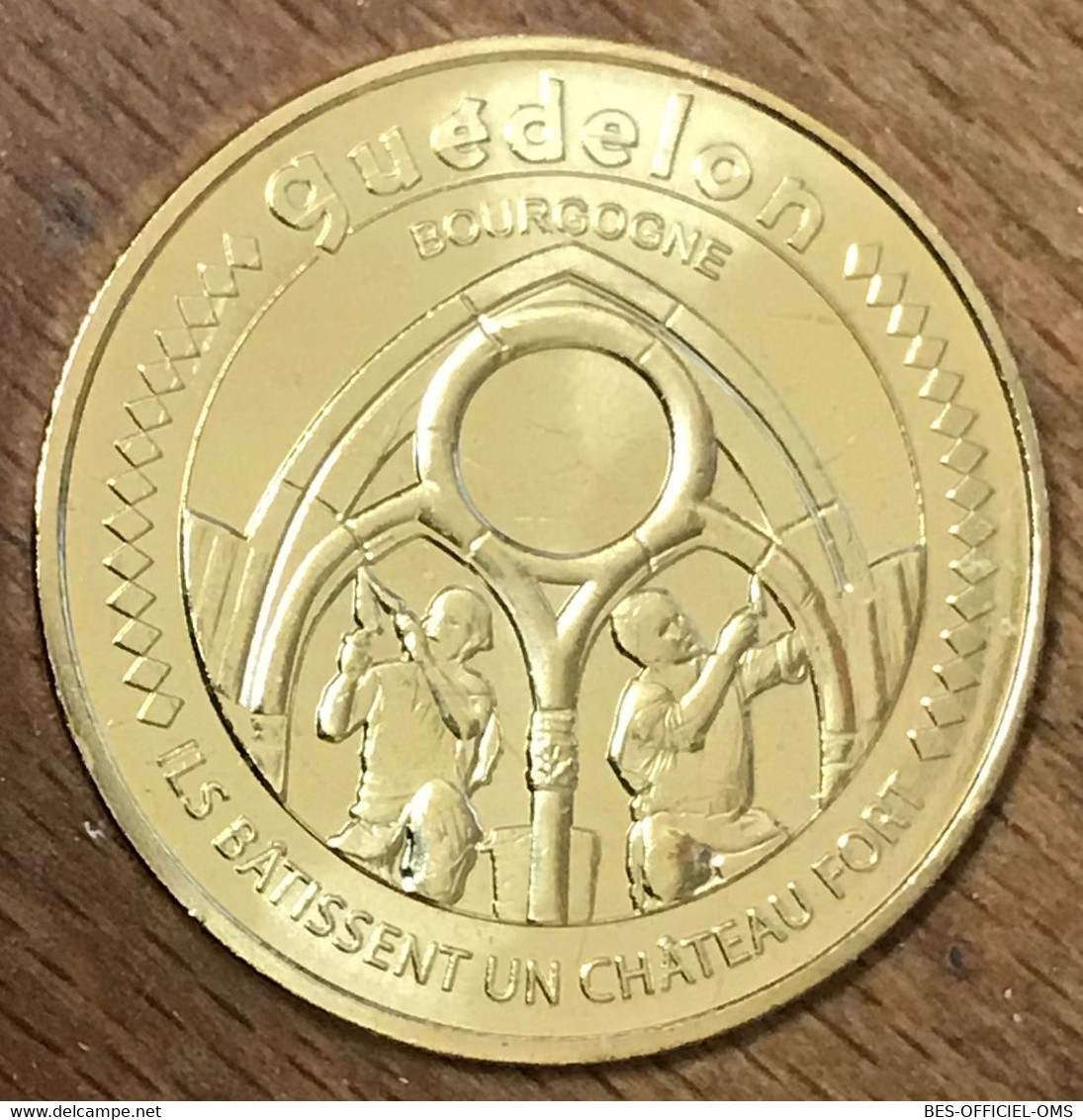 89 GUÉDELON CHANTIER MÉDIÉVAL LA ROSACE MDP 2016 MÉDAILLE SOUVENIR MONNAIE DE PARIS JETON TOURISTIQUE MEDALS COINS TOKEN - 2016