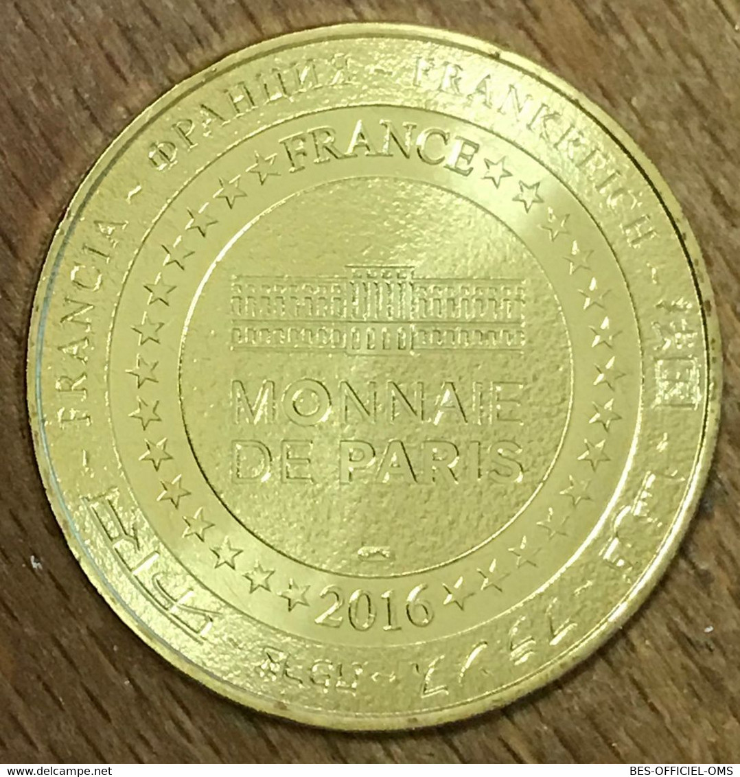 89 GUÉDELON CHANTIER MÉDIÉVAL LA ROSACE MDP 2016 MÉDAILLE SOUVENIR MONNAIE DE PARIS JETON TOURISTIQUE MEDALS COINS TOKEN - 2016