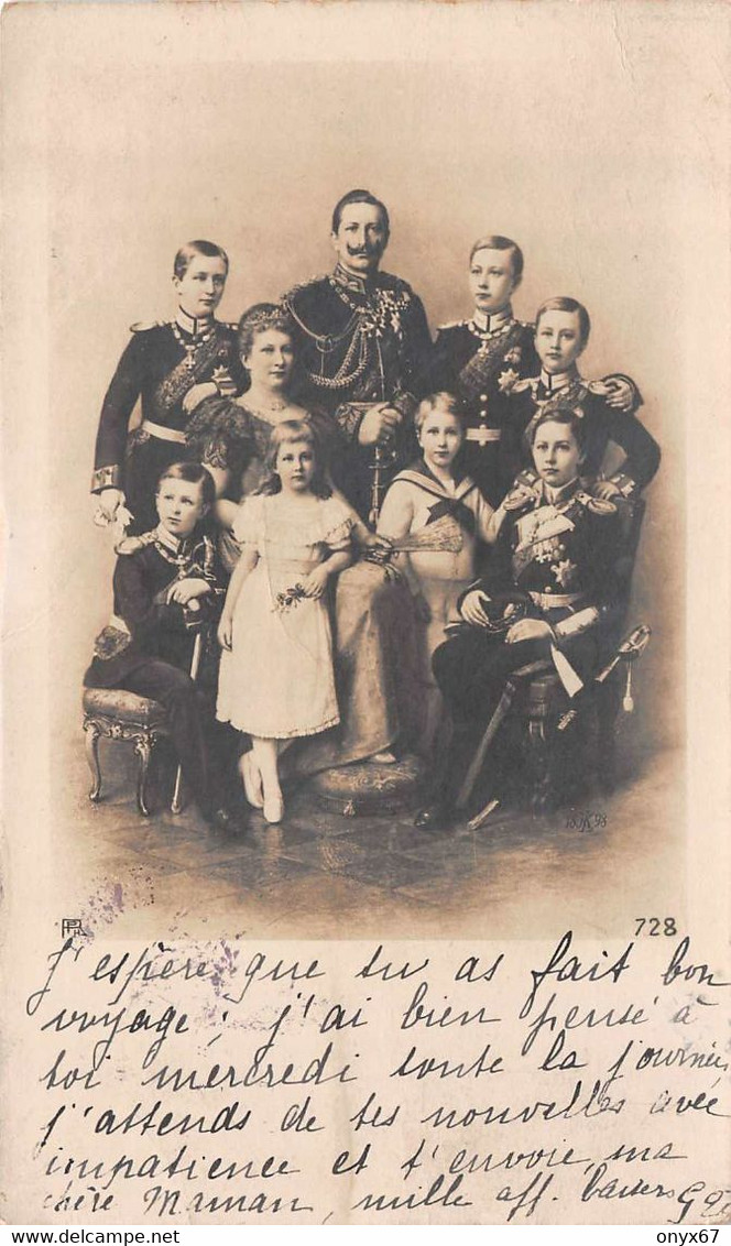 Carte Photo Militaire KAISER Guillaume II Dernier Empereur Deutscher Kaiser (Deutschland) Roi De Prusse-Royauté-Noblesse - Politische Und Militärische Männer