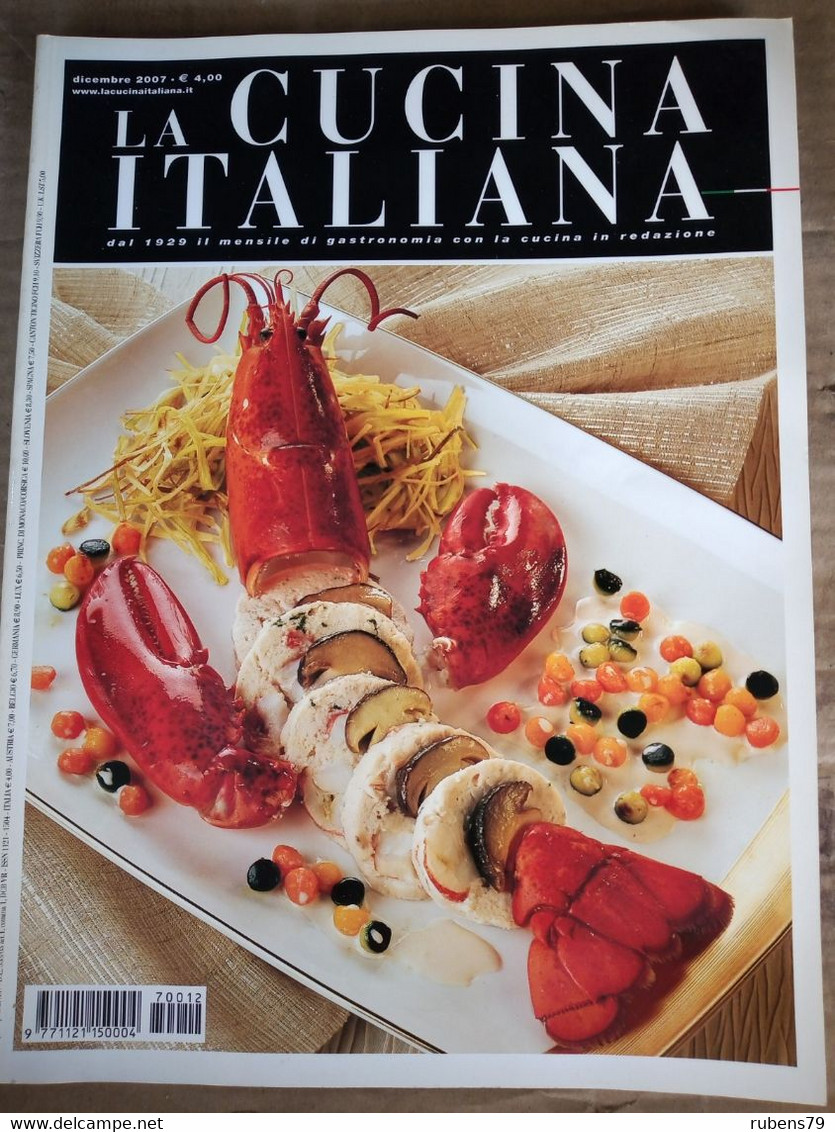 LIBRO - LA CUCINA ITALIANA MENSILE DELL'ANNO DICEMBRE 2007 - - Casa E Cucina