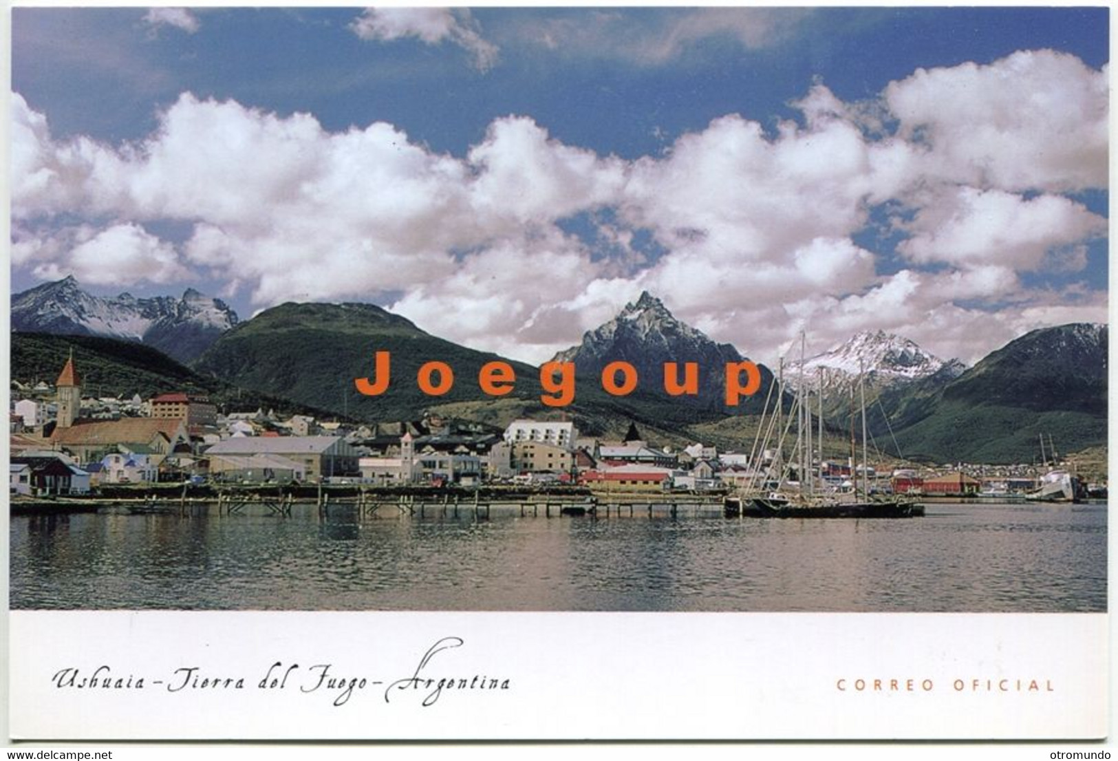 Postcard Postal Correo Argentino Dock Ship Ushuaia Tierra Del Fuego Patagonia Argentina - Argentina