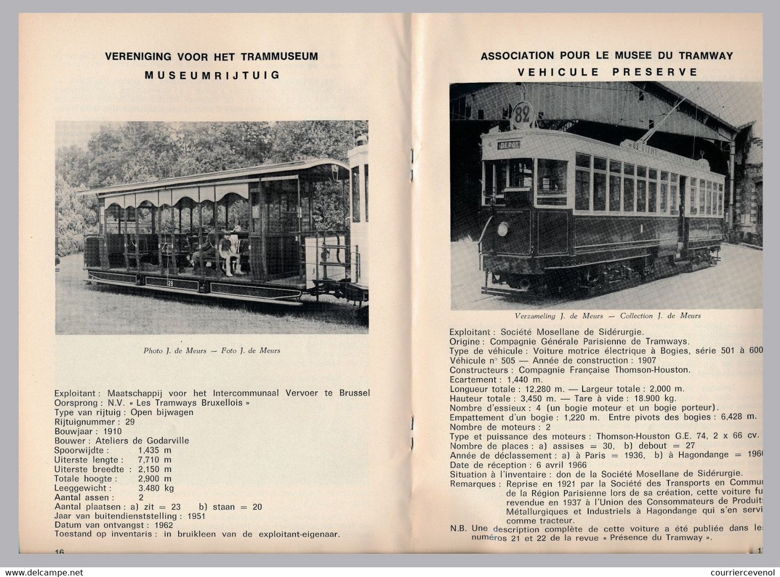 TRAM MAGAZINE N°5 à 8 - Bilingue Français / Néerlandais - 32 Pages - 16 Cm X 24 Cm - Nombreuses Illustrations - Eisenbahnen & Bahnwesen