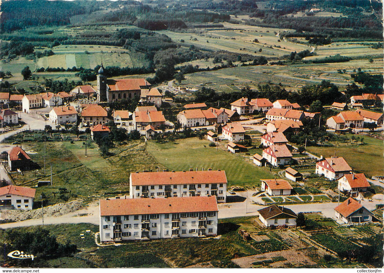 / CPSM FRANCE 88 "Colroy La Grande, Vue Aérienne" - Colroy La Grande