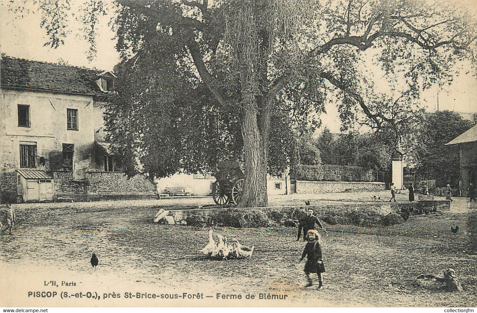 / CPA FRANCE 95 "Piscop, Près Saint Brice Sous Forêt, Ferme De Blémur" - Pontcelles