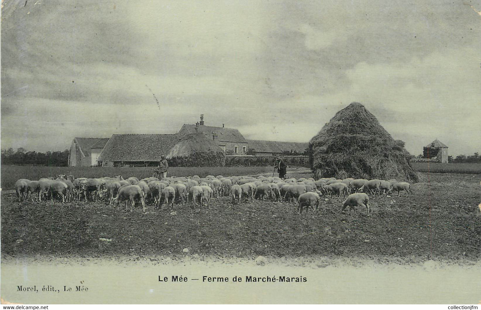 / CPA FRANCE 77 "Le Mée, Ferme De Marché Marais" - Le Mee Sur Seine