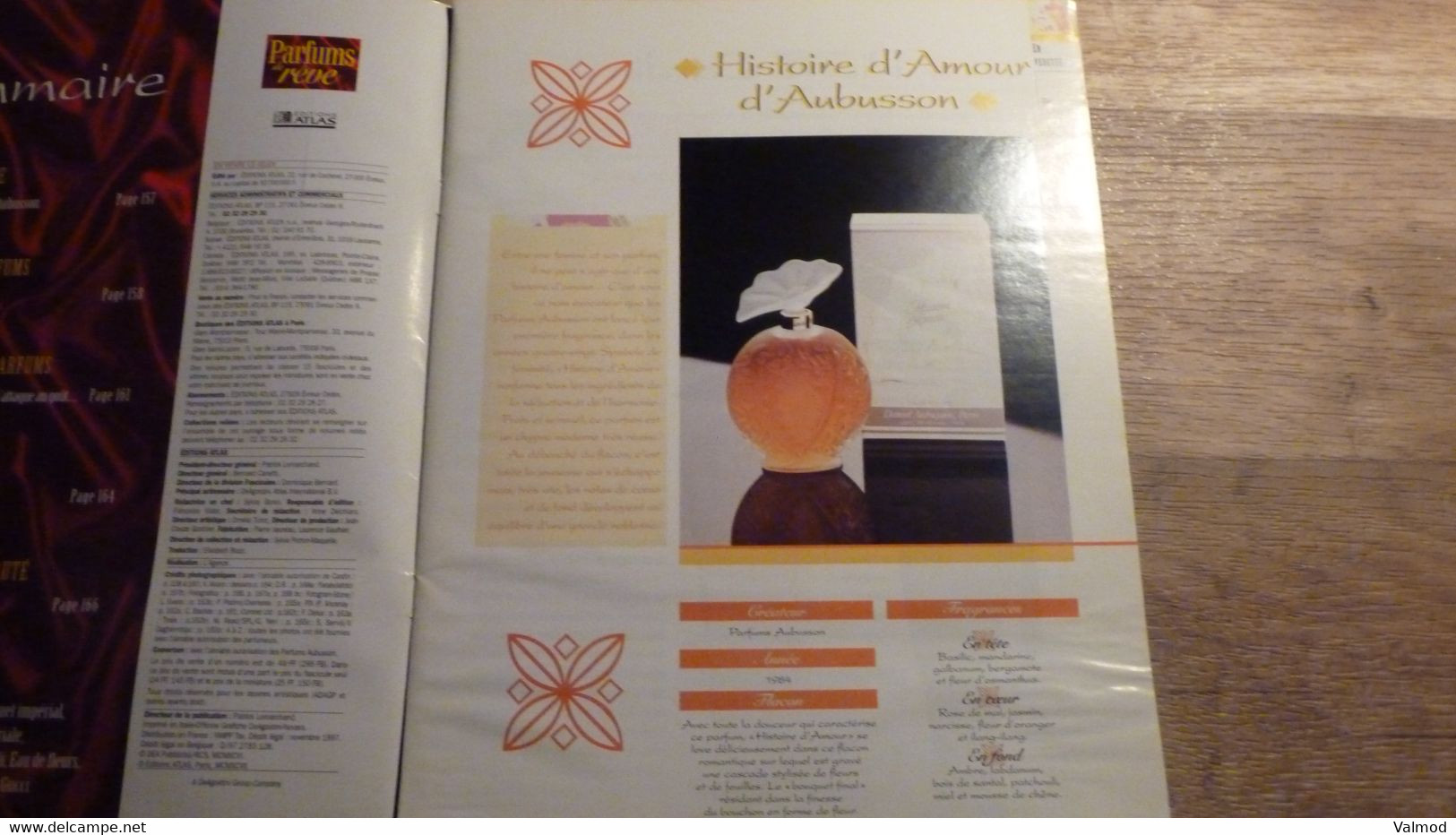 Magazine "Parfums De Rêve" N° 14 - Aubusson "Histoire D'Amour" - Editions Atlas - Magazines