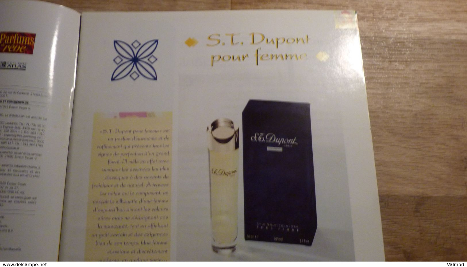 Magazine "Parfums De Rêve" N° 75 - S.T. Dupont "Pour Femme" - Editions Atlas - Tijdschriften