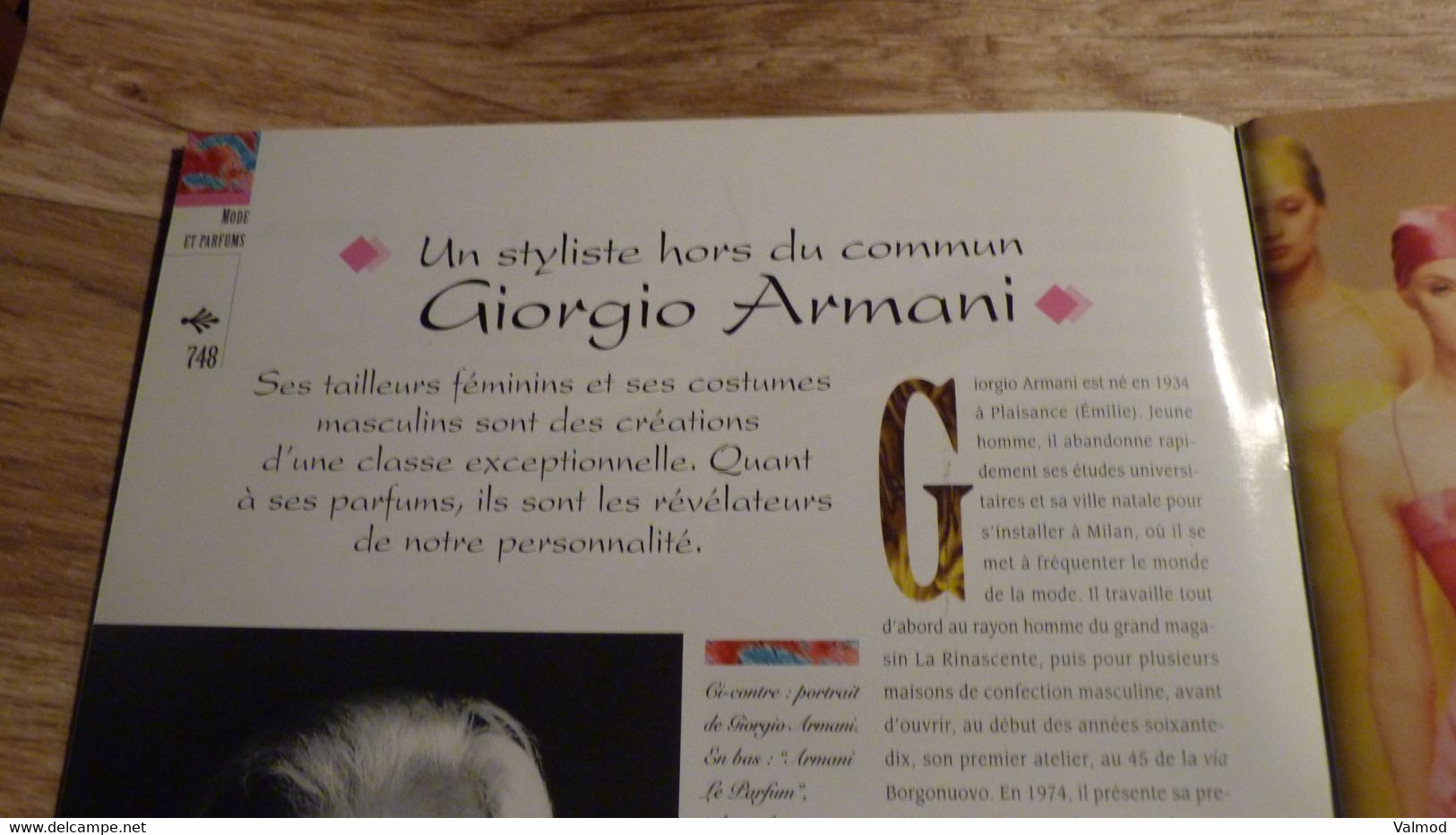 Magazine "Parfums de Rêve" N° 63 - Francesco Smalto "Smalto" - Editions Atlas