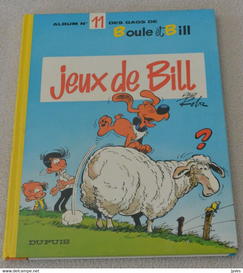 Boule Et Bill - N°11 - Jeux De Bill - Boule Et Bill