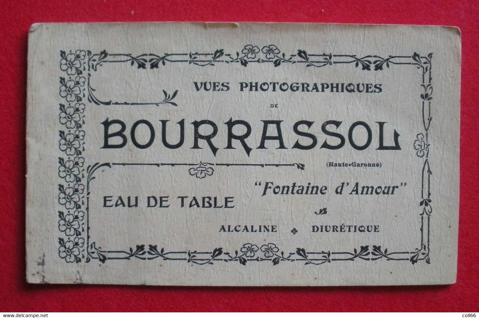 31 Toulouse Rare Catalogue Publicité Bourrassol Fontaine D'Amour Fabrique Boissons Gazeuses Du Midi - Reclame