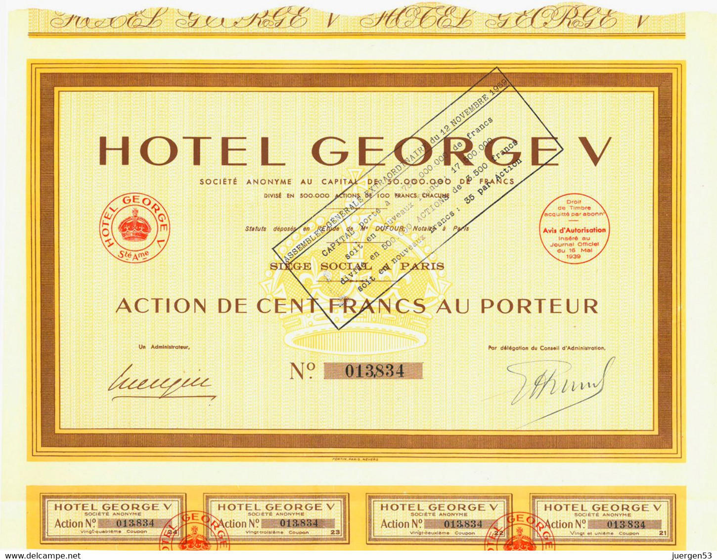 LOT: Fraenckel & Herzog, Vieille Cure De Cenon, Huiles Minérales, Hotels Georges V, Givors - Unclassified