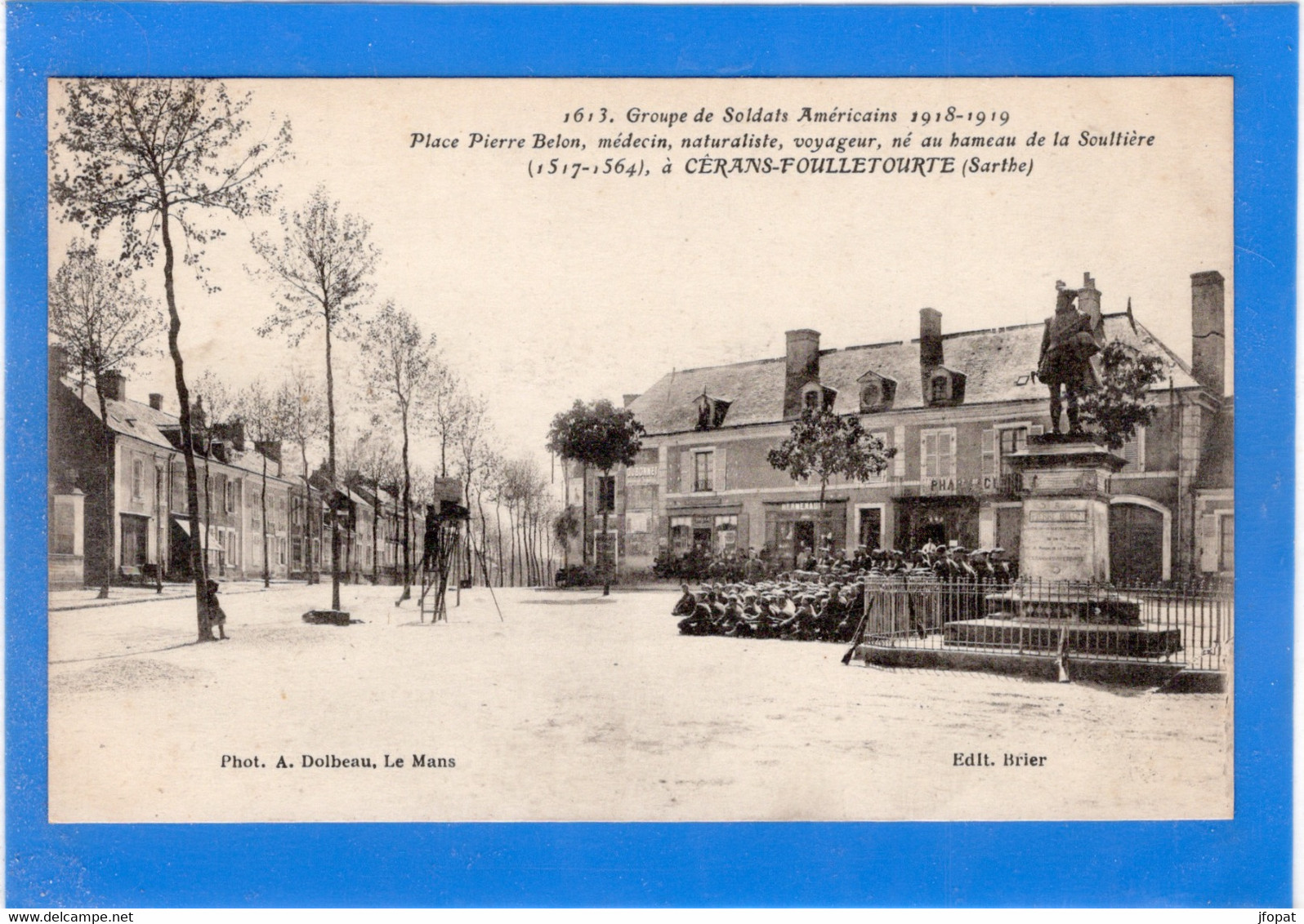 72 SARTHE - FOULLETOURTE Groupe De Soldats Américains (voir Description) - Other & Unclassified