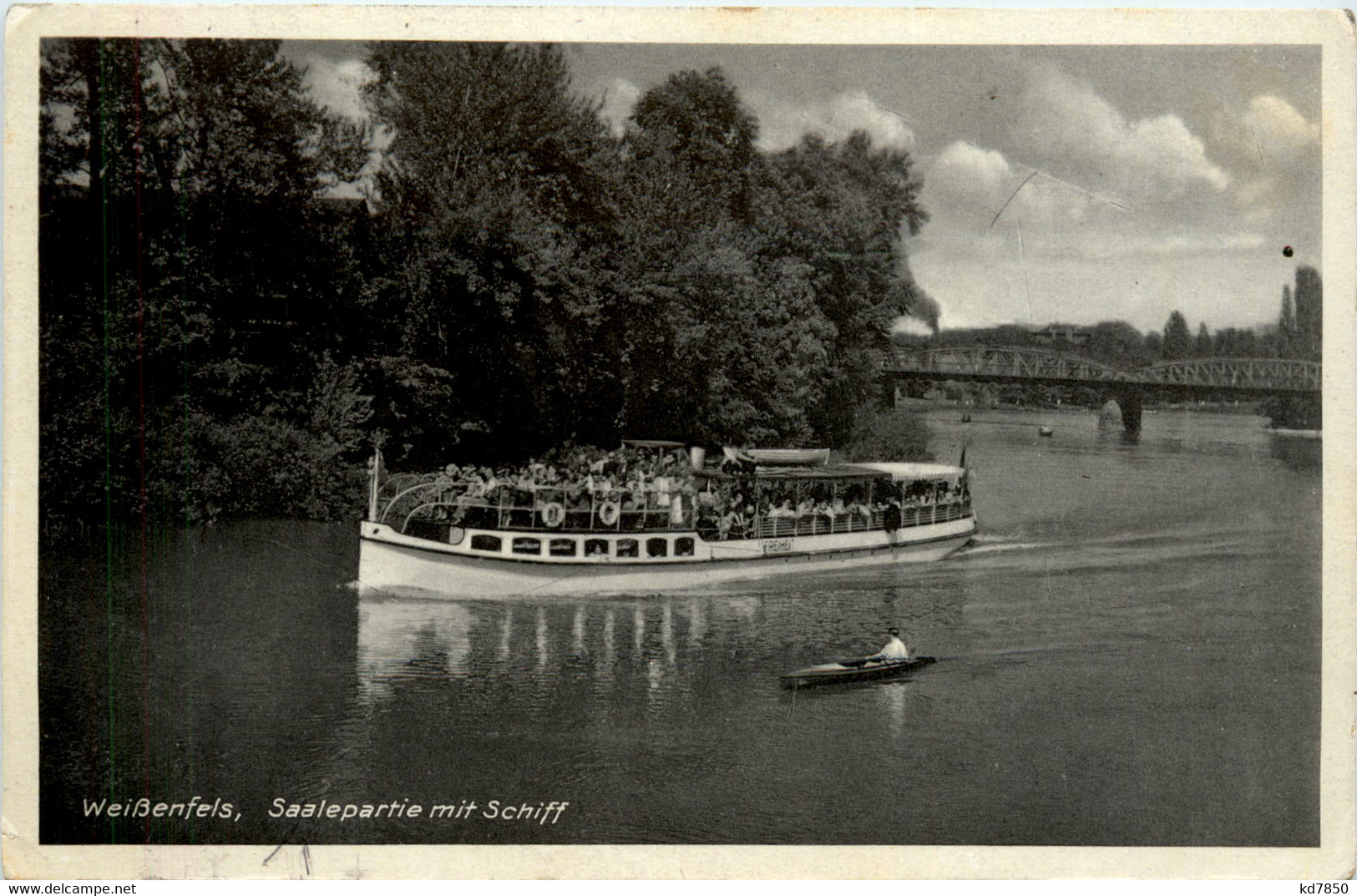 Weissenfels - Saalepartie Mit Schiff - Weissenfels