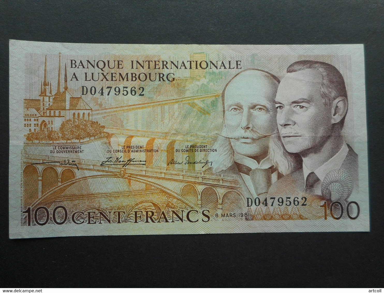 Luxembourg 100 Francs 1981 (P-14 A) - Luxembourg