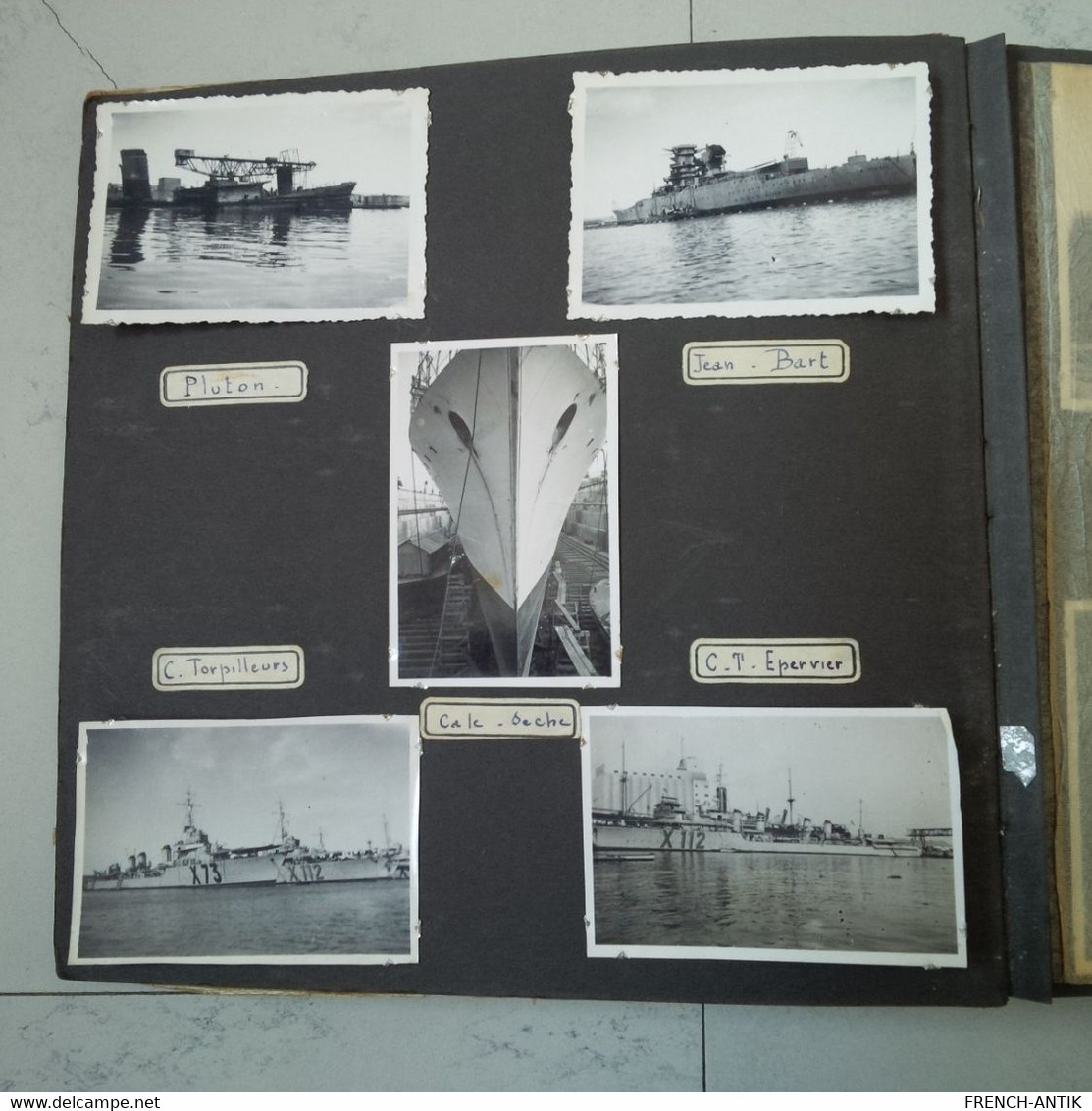 ALBUM PHOTO SECONDE GUERRE BATEAU MARIN MAROC 1941 A VOIR - Albums & Collections