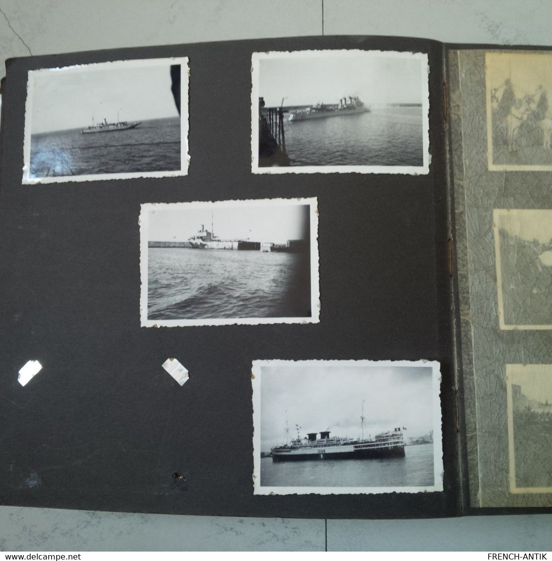 ALBUM PHOTO SECONDE GUERRE BATEAU MARIN MAROC 1941 A VOIR