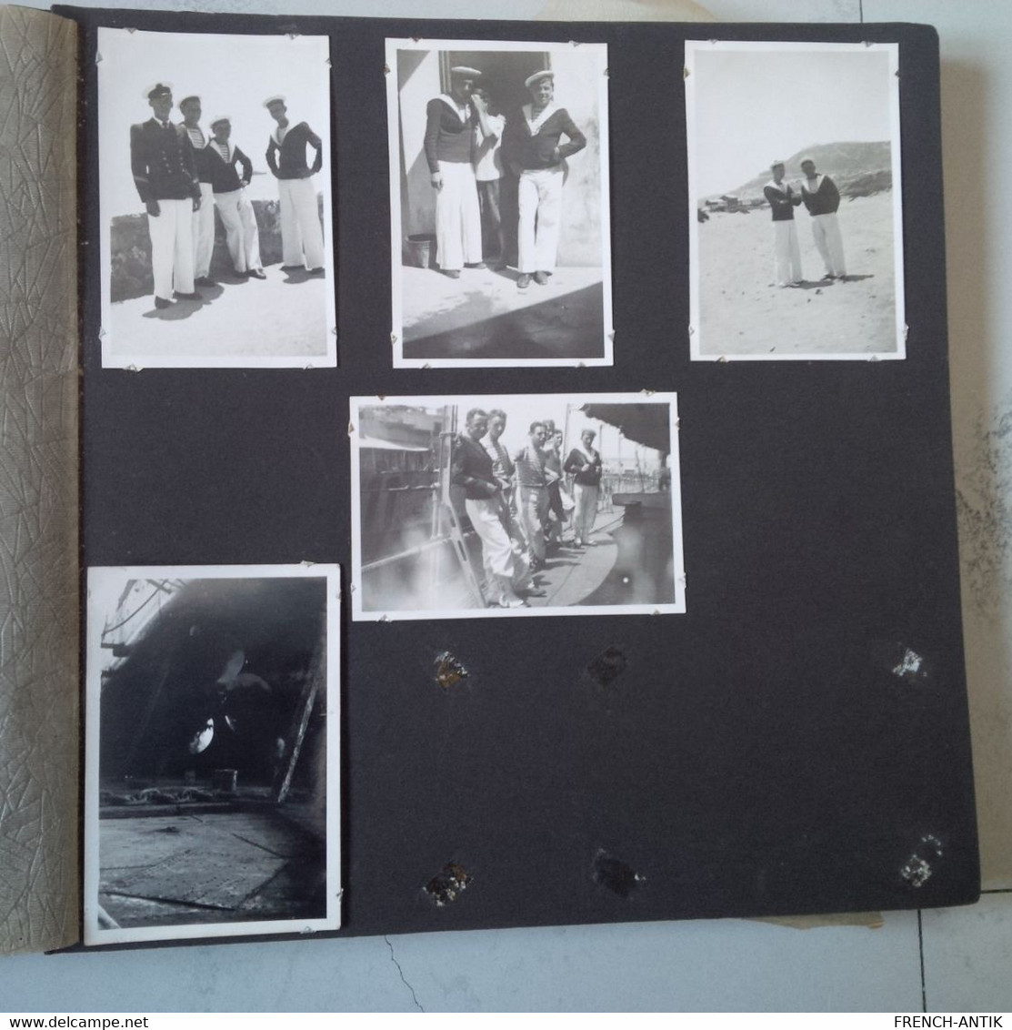 ALBUM PHOTO SECONDE GUERRE BATEAU MARIN MAROC 1941 A VOIR